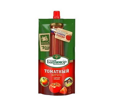 Кетчуп Балтимор Томатный 260г дой-пак от магазина Окраина
