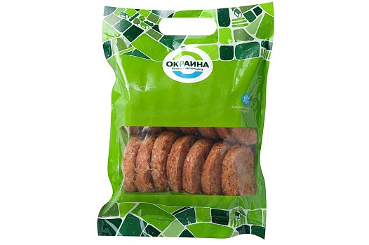 Котлеты говяжьи замороженные ~1кг от магазина Окраина