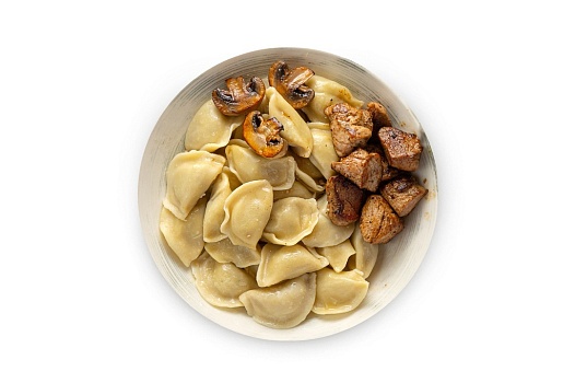 Вареники с мясом и грибами 500г от магазина Окраина