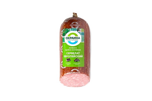 Европейский сервелат варено-копченый 470г от магазина Окраина