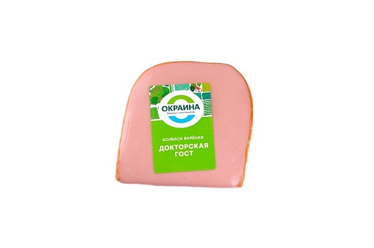 Докторская ГОСТ колбаса вареная в натуральной оболочке ~400г от магазина Окраина