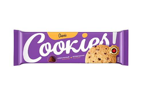 Печенье Полет сдобное Кукис классический 200г от магазина Окраина