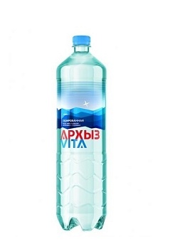 Вода Архыз Vita минеральная природная столовая газированная 1.5л от магазина Окраина