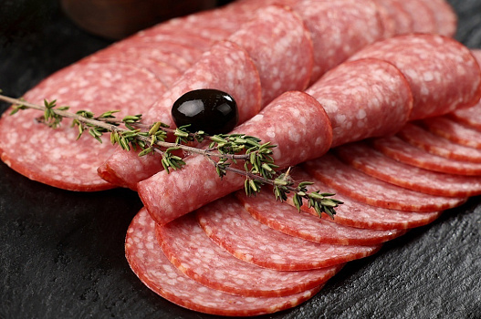 Богородская Окраина колбаса варено-копченая нарезка ~850г от магазина Окраина