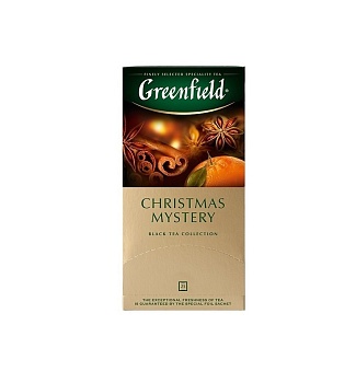 Чай Гринфилд Кристмас Мистери черный 1,5гх25пак от магазина Окраина