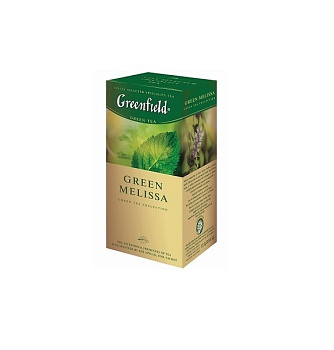 Чай Гринфилд Грин Мелисса зеленый 1,5гх25пак от магазина Окраина