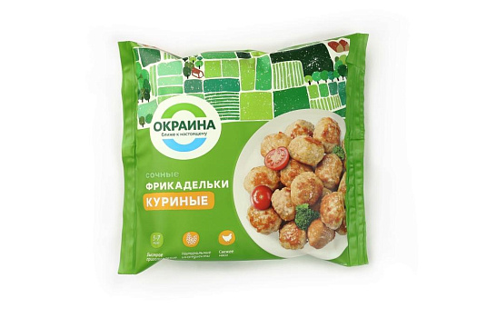Фрикадельки Куриные 450г замороженные от магазина Окраина