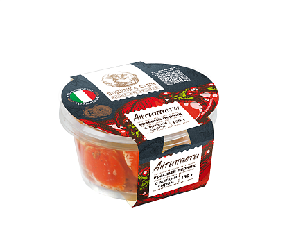 Антипасти BURЁNKA CLUB красный перчик с мягким сыром в масле 150г от магазина Окраина