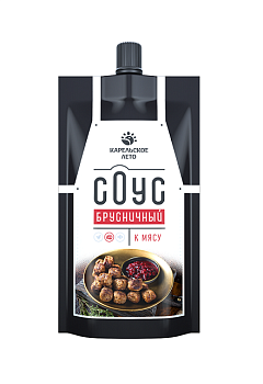 Соус Карельское лето Брусничный 200г дой-пак от магазина Окраина