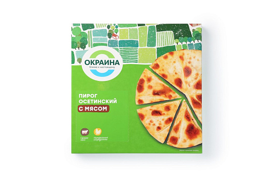Пирог осетинский с мясом 500г замороженный от магазина Окраина