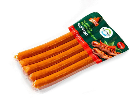 Колбаски Чоризо варено-копченые 300г от магазина Окраина