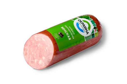 Венская колбаса полукопченая 360г от магазина Окраина