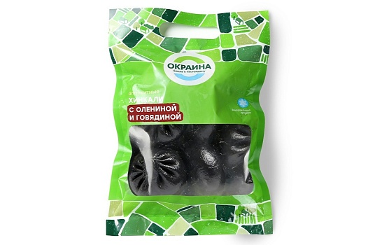 Хинкали с олениной и говядиной 480г от магазина Окраина