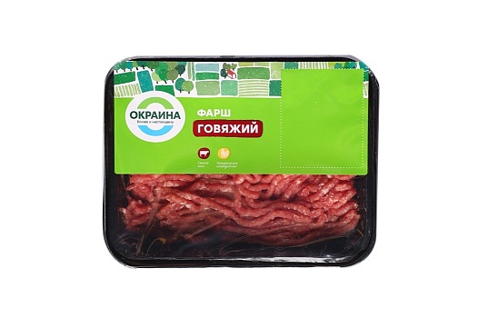 Фарш Говяжий охлажденный 450г от магазина Окраина