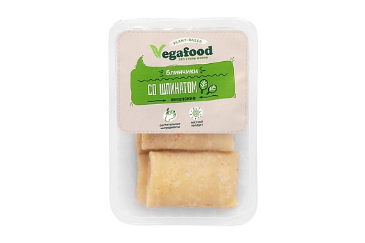 Блинчики со шпинатом (веганские) 450г от магазина Окраина