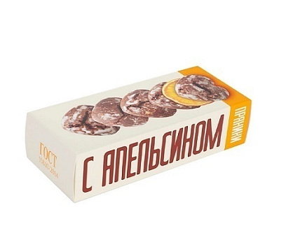 Пряники Полет Шоколадные с кусочками апельсина ГОСТ 250г от магазина Окраина