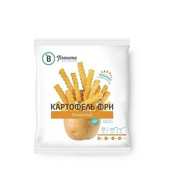 Картофель фри волнистый Планета витаминов 750г от магазина Окраина