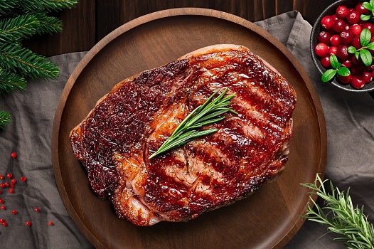 Стейк в брусничном маринаде ~450г от магазина Окраина