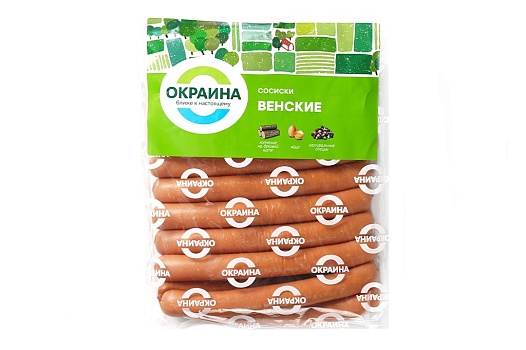 Сосиски Венские в съедобной оболочке ~1кг от магазина Окраина