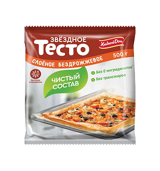 Звездное тесто слоёное бездрожжевое замороженное 500г от магазина Окраина