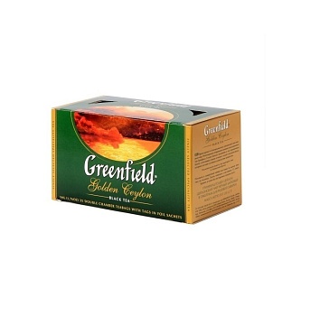 Чай Гринфилд Голден Цейлон черный 2гх25пак от магазина Окраина