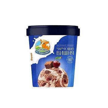 Мороженое Коровка из Кореновки Чарующая вишня 300г ведро от магазина Окраина