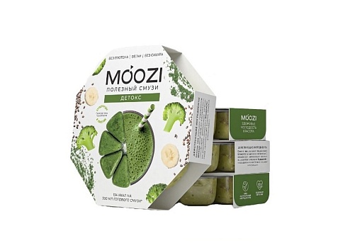 Смузи замороженный MOOZI Детокс 150г от магазина Окраина