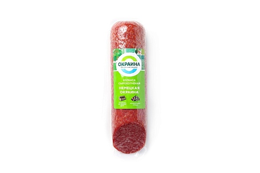 Салями Немецкая Окраина колбаса сырокопчёная полусухая ~290г от магазина Окраина