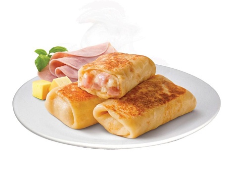 Блинчики с ветчиной и сыром охлажденные 450г от магазина Окраина