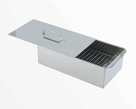 Двухъярусная коптильня с поддоном Palisad от магазина Окраина