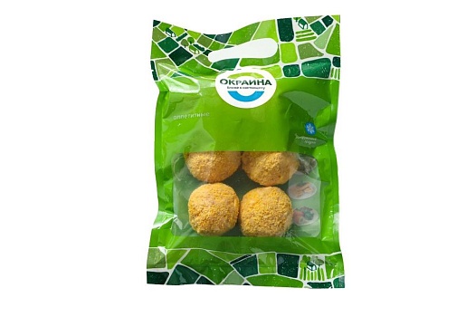 Биточки Куриные c сыром замороженные 450г от магазина Окраина