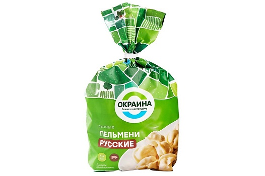 Пельмени Русские 800г от магазина Окраина