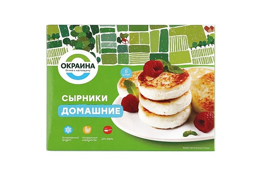 Сырники Домашние замороженные 360г от магазина Окраина