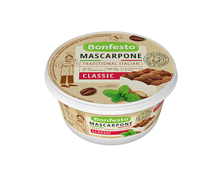 Сыр Bonfesto Маскарпоне мягкий 78% 250г от магазина Окраина