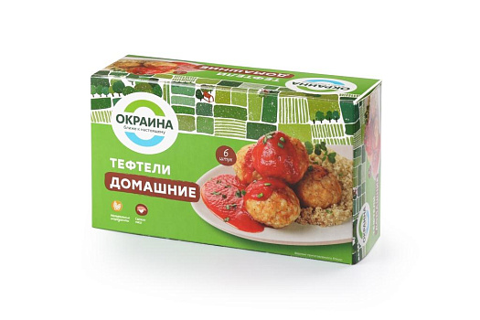 Тефтели Домашние замороженные 450г от магазина Окраина