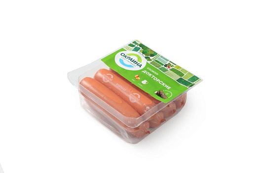 Сосиски Докторские в оболочке амицел 350г от магазина Окраина