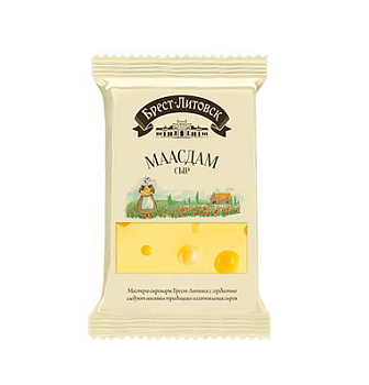 Сыр Брест-Литовск Маасдам 200г от магазина Окраина