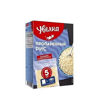 Рис Увелка пропаренный 400 г (5 х 80г) от магазина Окраина