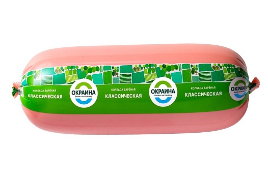 Классическая колбаса вареная в оболочке полиамид ~1,3кг от магазина Окраина