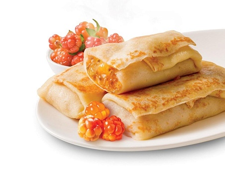 Блинчики с морошкой 225г от магазина Окраина