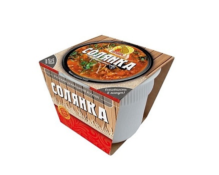 Государь суп Солянка с курицей 250г зам от магазина Окраина