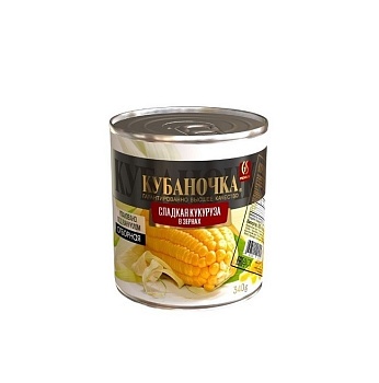Кукуруза Кубаночка сладкая 340г от магазина Окраина
