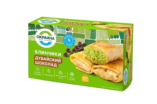 Блинчики Дубайский шоколад 450г от магазина Окраина