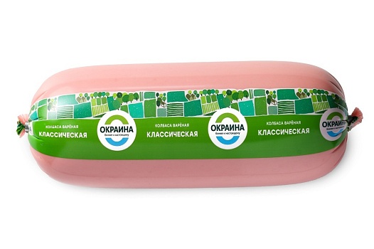 Классическая колбаса вареная в оболочке полиамид ~1,3кг от магазина Окраина