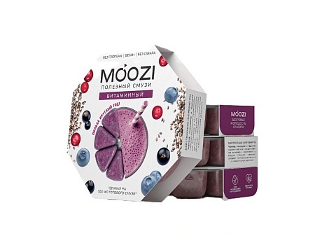 Смузи замороженный MOOZI Витаминный 150г от магазина Окраина