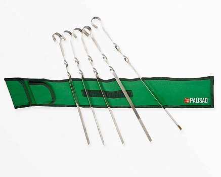 Шампуры с чехлом Camping 45 см от магазина Окраина