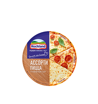 Сыр Хохланд плавленый Ассорти Пицца круг 140г от магазина Окраина