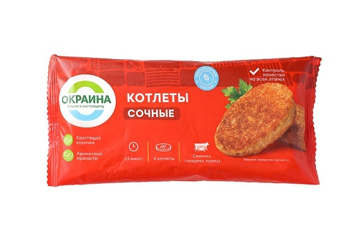 Котлеты Сочные 300г от магазина Окраина