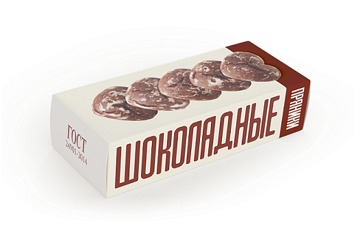 Пряники Полет Шоколадные классические ГОСТ 250г от магазина Окраина